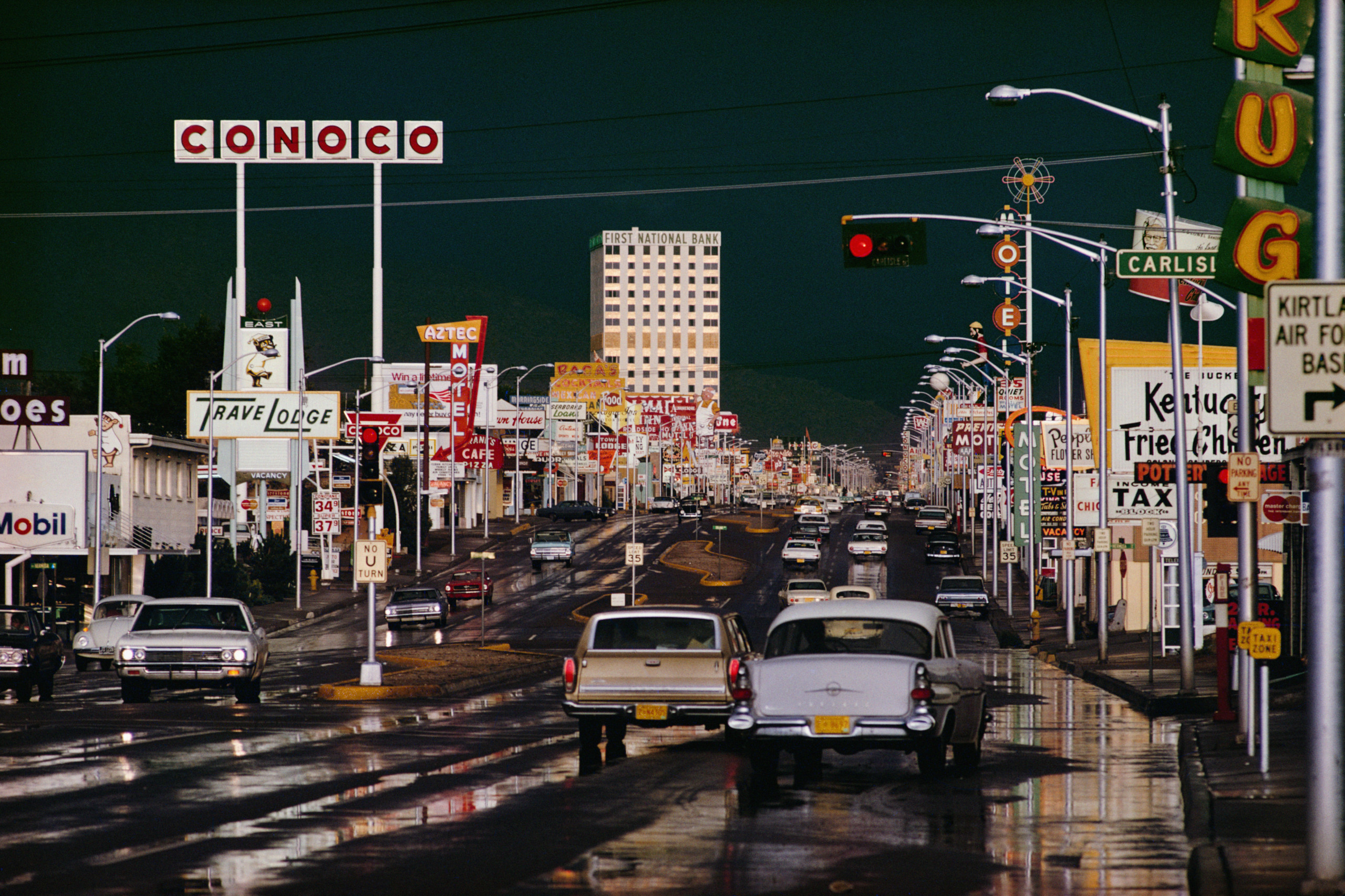 Ernst Haas, Route 66 Albuquerque, New Mexico, 1969