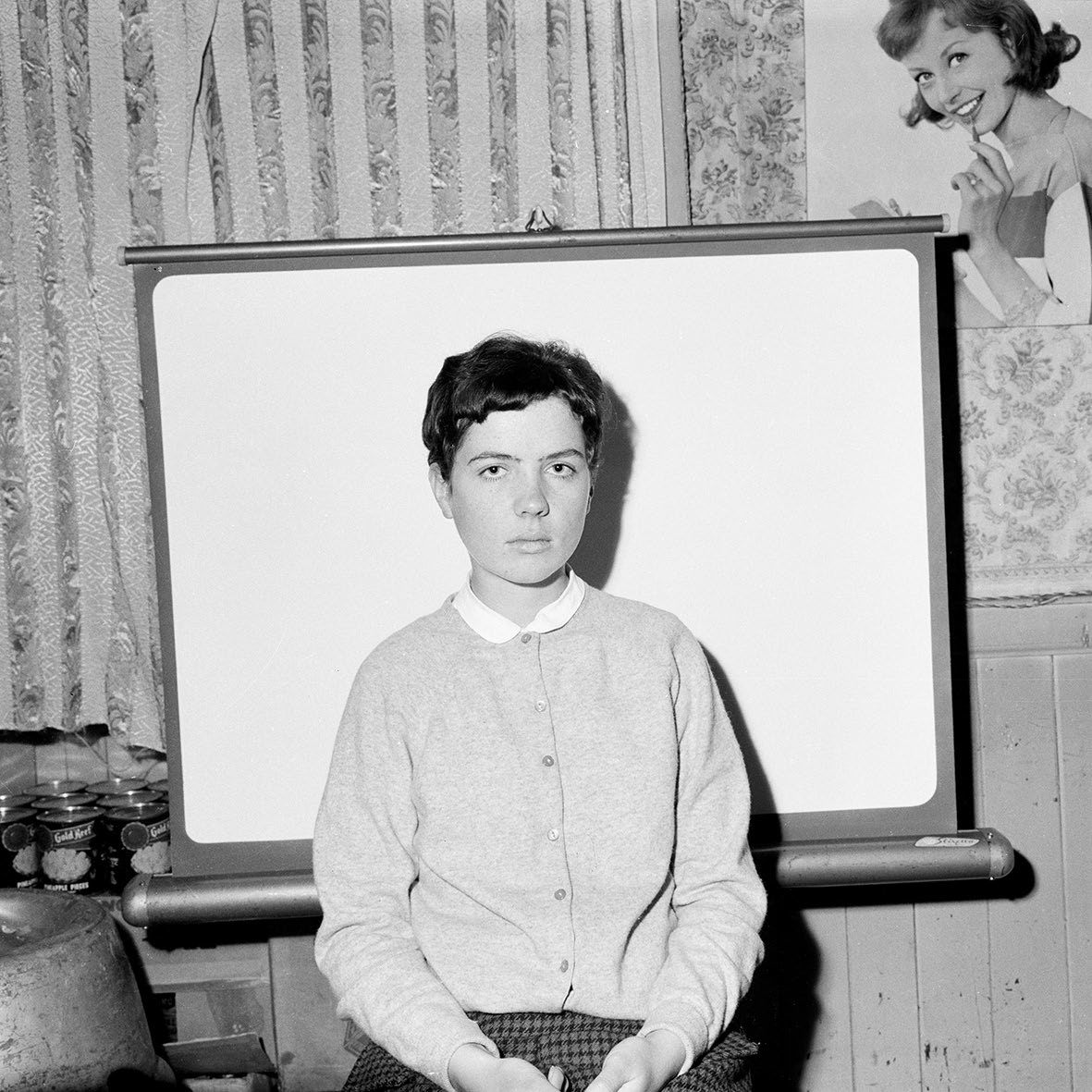 Untitled (girl with pineapple pieces)