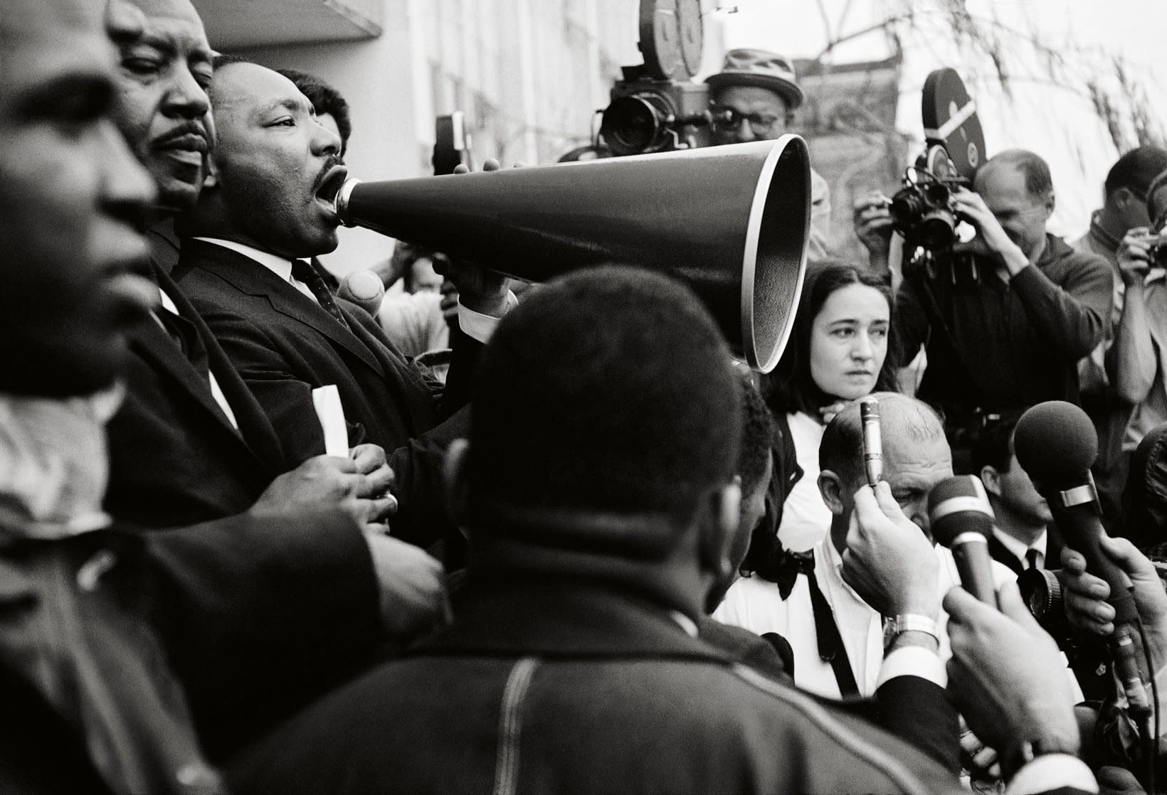 King with Bullhorn, Selma