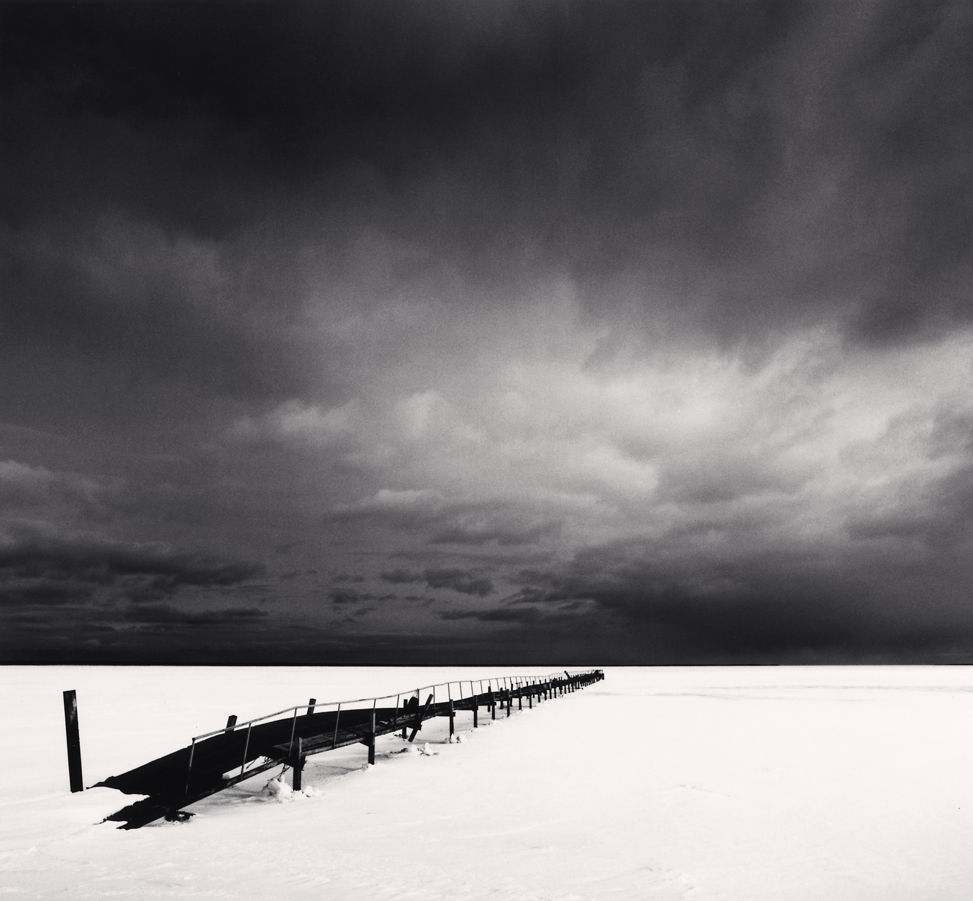 Rickety Pier, Saroma Lake, Hokkaido, Japan