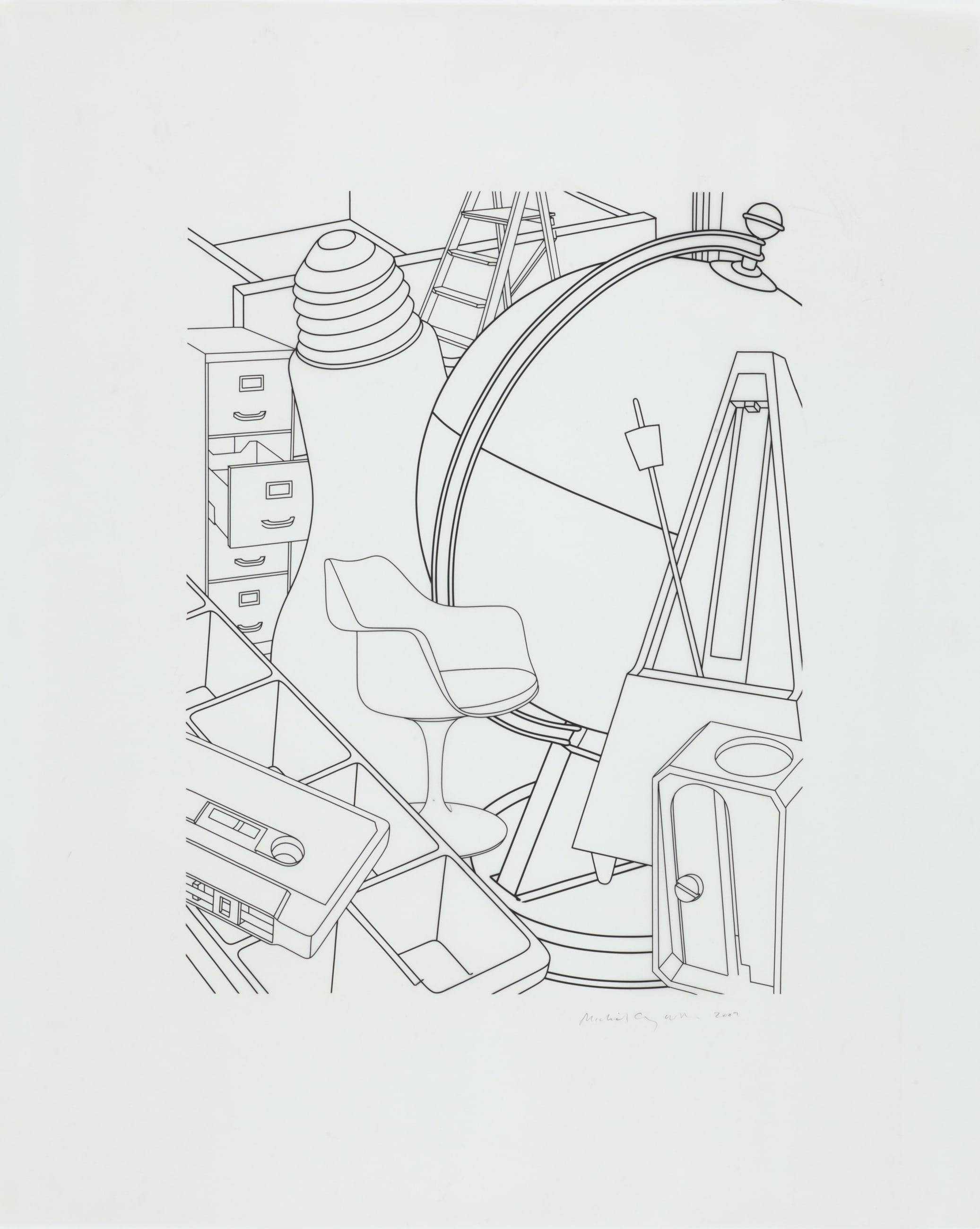 Study for Inhale/Exhale, 2002