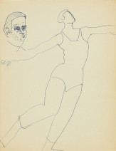Milton Avery, Untitled (Dancer), n.d