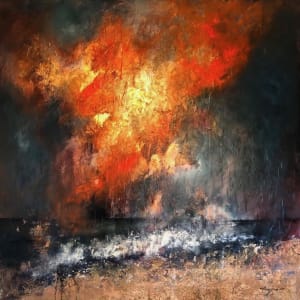 Daniel Hooper, Solent Sky (fire), 2020