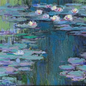 John Myatt, Study for Waterlillies - Original, 2008