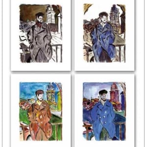 Bob Dylan, Man On A Bridge (set of 4), 2008