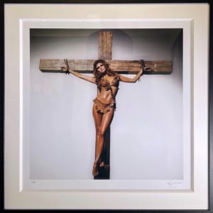 Terry O'Neill, Raquel Welch On The Cross, 1966 (Screen Icons Exhibition)