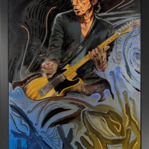 Ronnie Wood, The Blue Smoke Suite - Keith - Boxed Canvas Edition