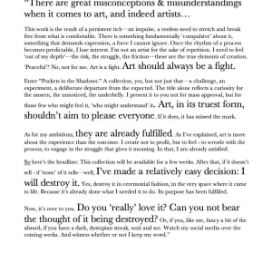 James Green, The Art of Destruction