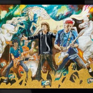 Ronnie Wood, Electric Horses & What Price Tickets - Boxed Canvas Edition