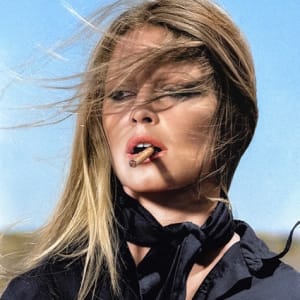 Terry O'Neill, Brigitte Bardot. (colourised), 1971 (Screen Icons Exhibition)