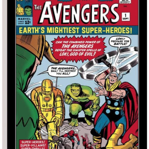 Stan Lee - Marvel, The Avengers #1 - Earth’s Mightiest Superheroes! (canvas)