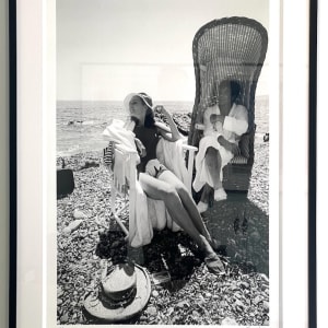 Terry O'Neill, Albert Finney and Audrey Hepburn in St. Tropez,, 1967