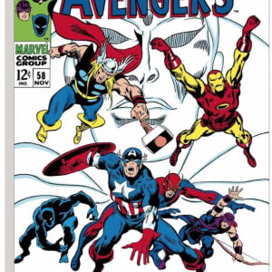 Stan Lee - Marvel, The Avengers #58 - The Avengers Assemble (canvas)
