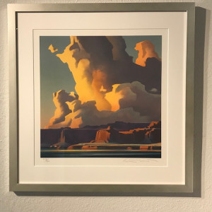 Ed Mell, Towering Clouds, Lake Powell, 1990