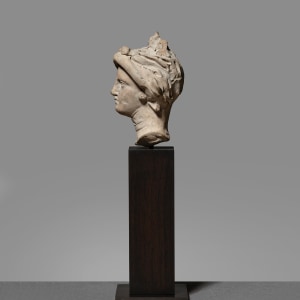 Greek head of a woman, Late 5th-4th century BC