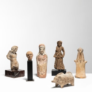 15. Greek seated goddess, c.7th-6th century BC