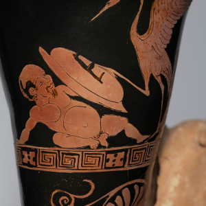 Greek red-figure plastic vase, Athens, c.470-450 BC, attributed to Sotades