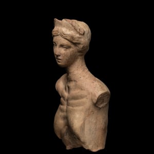 Greek statuette of a nude torso, Smyrna, c.3rd century BC