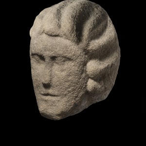 Romano-Celtic female head, 1st century BC-1st century AD