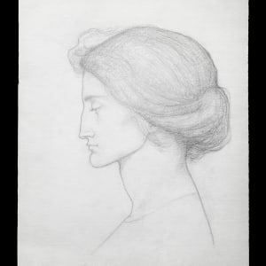 Suzanne Fabry, Portrait of a woman in profile, 1922