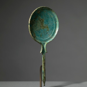 Etruscan mirror with Dioscuri and Helen, c.3rd century BC