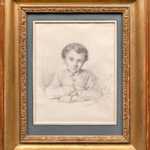 Héloïse Suzanne Colin, 17. Portrait of the Artist's Son, Maurice Leloir (1853-1940), 1865