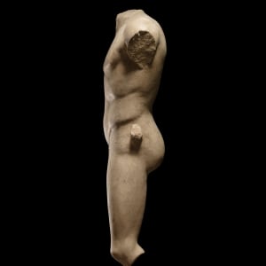 Roman life-size marble torso of a youth, c.2nd century AD