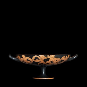 Greek red-figure kylix (Type B), with youth in tondo, Athens, c.510-500 BC, attributed to the Bonn Painter