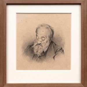 Alexandre-Louis Leloir, 38. Portrait of Alexandre-Marie Colin (1798–1875) the artist's grandfather, c.1870