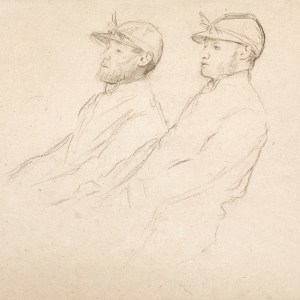 Edgar Degas, Deux Jockeys (study for "Scene from the Steeplechase: The Fallen Jockey"), c.1866