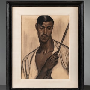 Ana María Giménez Cerra (Spanish, b.1900-?), Study of a Fisherman for the painting 'Trabajadores del Mar'', c.1925