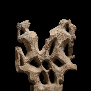 Greek limestone sculptural group, Tarentum, c.3rd-2nd century BC
