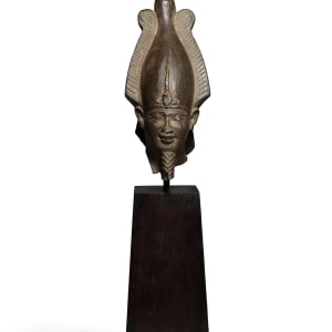 Egyptian head of Osiris, Late Dynastic Period, 26th Dynasty, c.664-525 BC