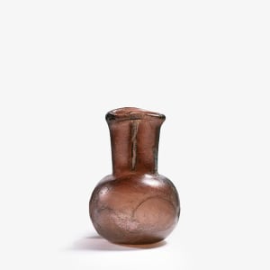 86. Roman twin-necked bottle, Eastern Mediterranean, c.3rd-4th century AD