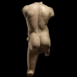Roman life-size marble torso of a youth, c.2nd century AD