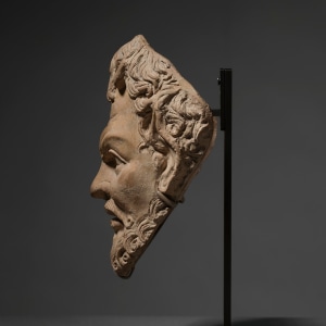 Greek mask of Pan, Hellenistic, c.3rd-1st century BC