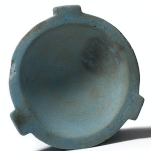 Egyptian bowl with pad base, New Kingdom, 18th Dynasty, c.1550-1295