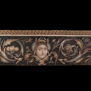Roman mosaic with Eros hunting a stag, c.3rd-4th century AD
