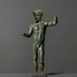 Greek statuette of a youth, Thessaly, c.420 BC