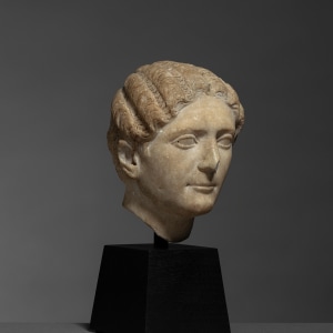 Roman female portrait head, c.1st-2nd century AD