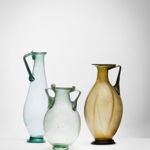 33. Roman ribbed jug, c.late 3rd-4th century AD