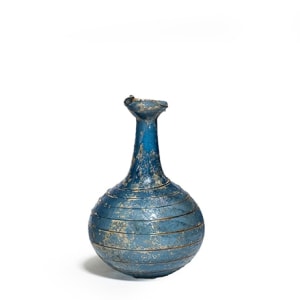 74. Roman trefoiled-lipped bottle with trailing, 1st century AD