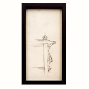 Alexandre-Louis Leloir, Study of a furniture element