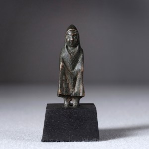 121. Roman statuette of Telesphorus, Asia Minor, 2nd century AD