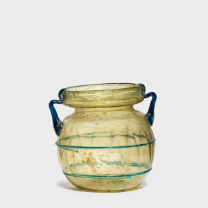 54. Roman twin handled jar, Eastern Mediterranean, 4th century AD, found at Ashkelon