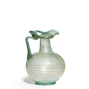 72. Roman trefoil-lipped jug with trailing, 4th century AD