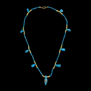 56. Egyptian bead necklace, New Kingdom-Late Dynastic Period, c.1550-300 BC