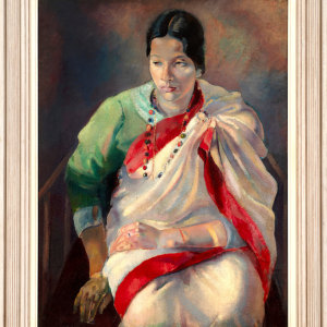 Clara Klinghoffer, Portrait of the artist Pratima Devi Tagore (1893-1969)