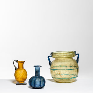 54. Roman twin handled jar, Eastern Mediterranean, 4th century AD, found at Ashkelon
