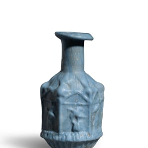 3. Roman hexagonal bottle, Sidon, mid-late 1st century AD